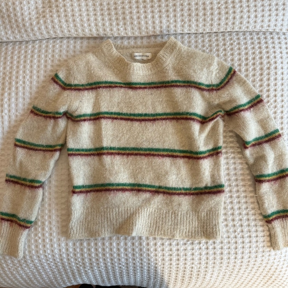 Isabel Marant | Cream Striped Sweater | Small